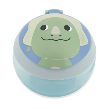 Vaso SKIP*HOP tortuga verde vista superior, ideal para niños