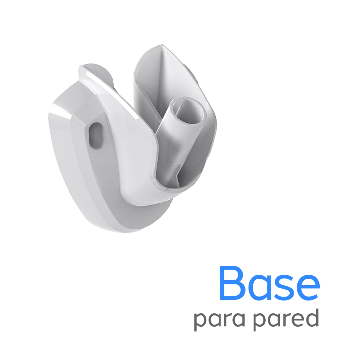 Base para pared blanca, compatible con ventilador NAVIA, instalación sencilla