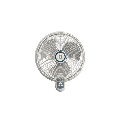 ventilador blanco frontal, ideal para habitaciones y espacios cerrados