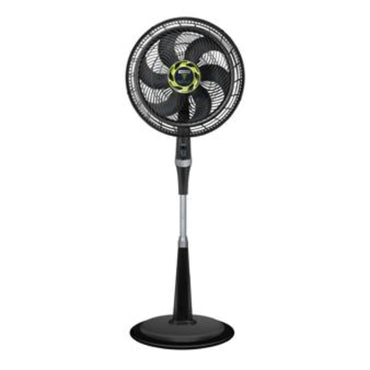 ventilador silencioso negro de pie, hogar