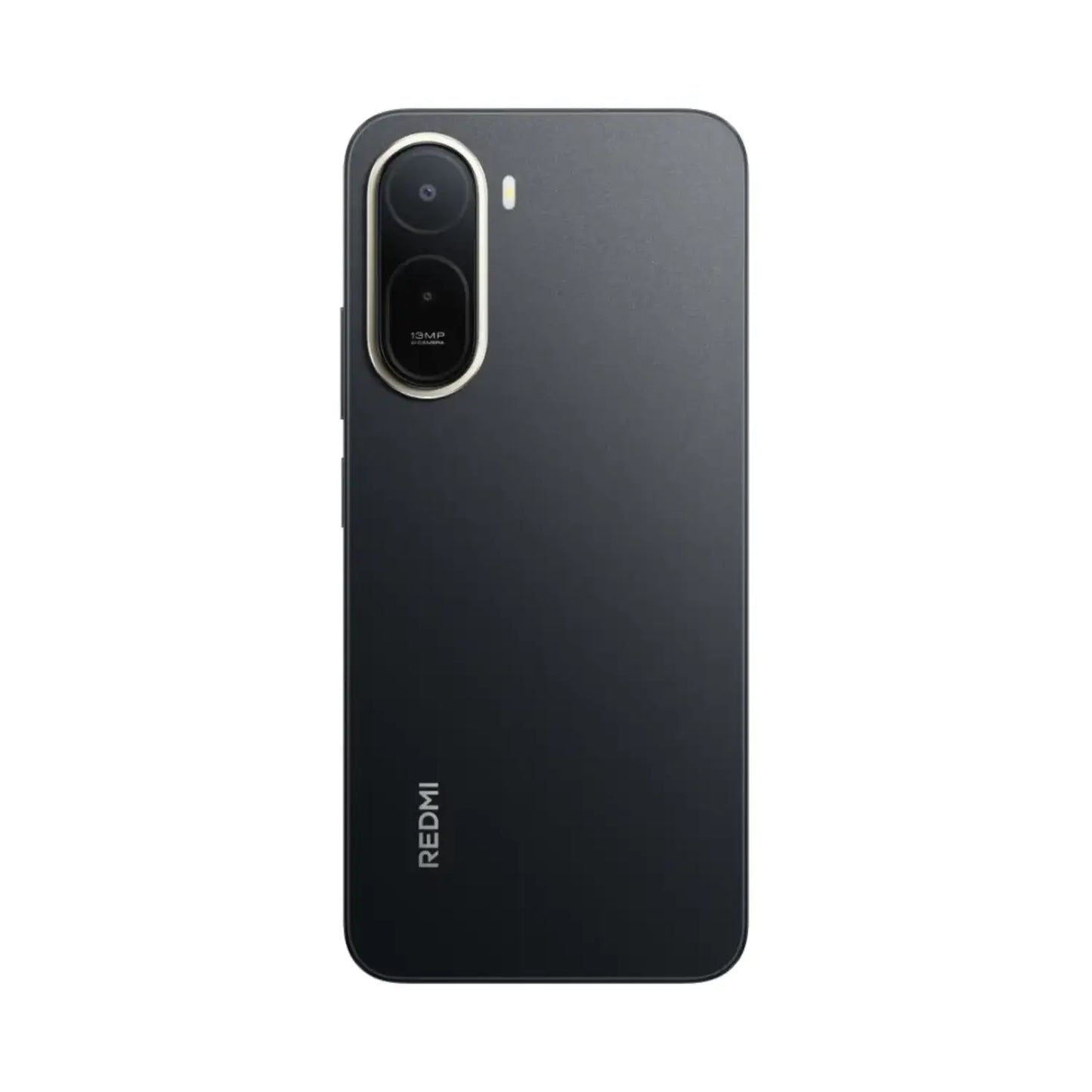 Xiaomi Redmi negro, vista posterior del teléfono inteligente