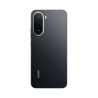 Xiaomi Redmi negro, vista posterior del teléfono inteligente