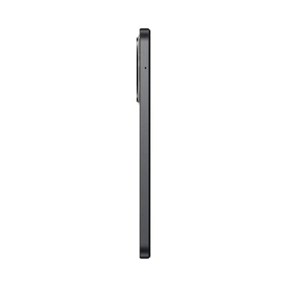 Xiaomi teléfono negro perfil lateral, muestra del diseño del dispositivo